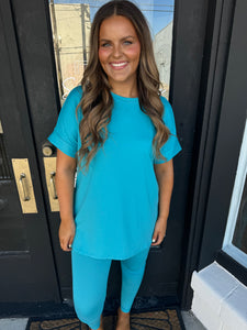 Ice blue legging set