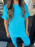 Ice blue legging set