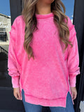 Fuchsia crewneck