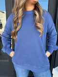 Navy crewneck