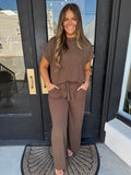 Brown washed set