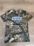 Kentucky camo blue bow tee