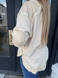 Mocha long sleeve sweatshirt