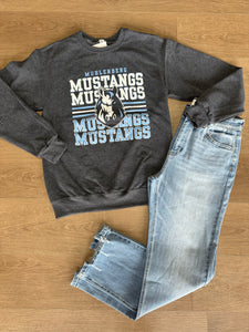 Muhlenberg Mustangs Retro Crewneck