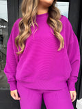 Ribbed plum set
