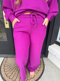 Ribbed plum set