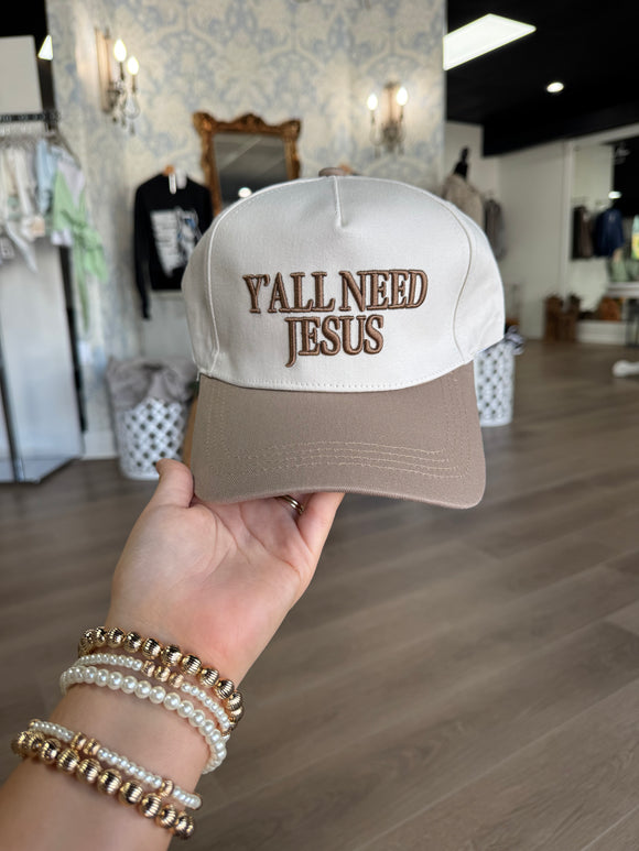 Yall need Jesus trucker/ mocha