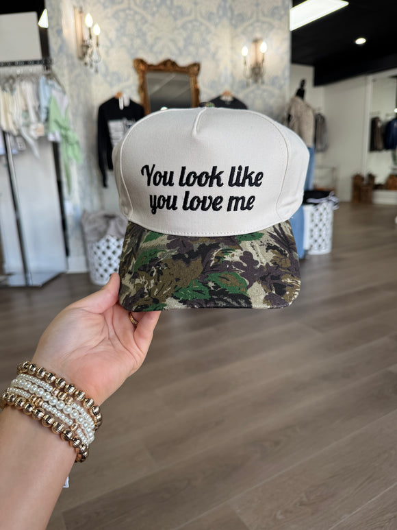You look like you love me trucker/ camo