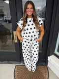 Polka dot lounge set