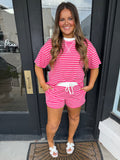 Pink Lemonade Stripe Set