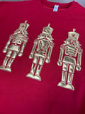 Metallic nutcracker sweatshirt