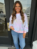 Patchwork spring top