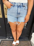 Claire denim shorts