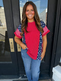The Freedom Patchwork Top