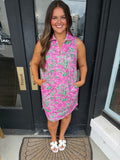 Sun-Cool Clubhouse Dress- Pink