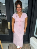 The Homeroom Dress- Flamingo Pink