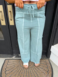 Hall Pass Lounge Pants- Ash Blue