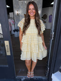 Sweet Sunshine Gingham Dress