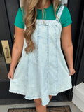 Light denim wash dress