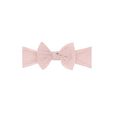 Baby Bling® Itty Bitty Knot small soft nylon bow headband: Antique Pink