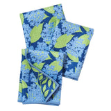 Mighty Mini Towel (Set of 3) Reversible - Kate Nelligan Hydrangea Garden: Navy