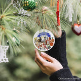 Artistic Kentucky State Themes Christmas Ornament