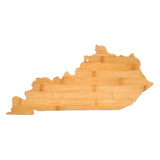 Kentucky State-Shaped Bamboo Serving & Cutting Board