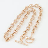 Horseshoe Toggle Chain Necklace: GD