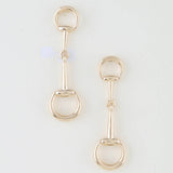 Toggle Chain Drop Earrings: GD