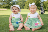 Sunsuit with Golf Themed Applique: 6 Month