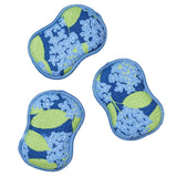 RE:usable Sponges (Set of 3) - KN Hydrangea Garden: Navy