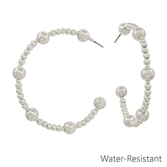 Water Resistant Silver Beaded with 6MM Silver Beaded 2