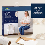 Taupe Checkerboard Mom Boss™ 4-in-1 multi-use cover