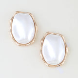 Luxury Hammered Stud Earrings: GCR
