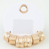 Chic Polished Hoop Earrings Set: GD