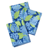 Mighty Mini Towel (Set of 3) Reversible - Kate Nelligan Hydrangea Garden: Navy