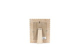 Wooden Picture Frame with white detail (5x7 picture)
