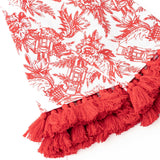 Nutcracker Toile Tassel Kitchen Towel Set