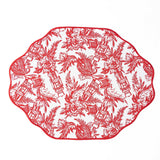 Nutcracker Toile Reversible Scalloped Placemat