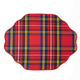 Nutcracker Toile Reversible Scalloped Placemat